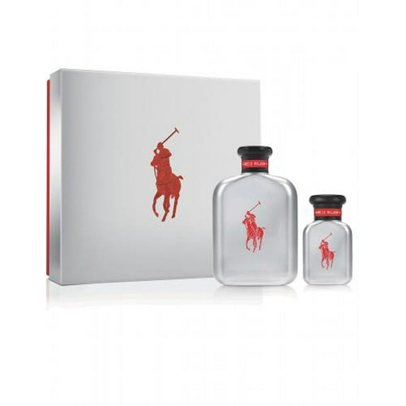 Loreal RLS37430 Polo Red Rush 4.2 oz Eau De Toilette Spray & 1.36 Eau De Toilette Spray for Men - 2 Piece
