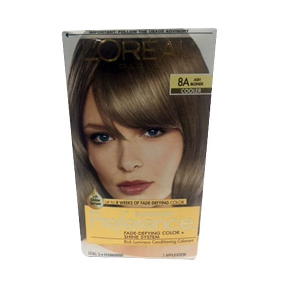 Loreal Superior Preference Hair Color, 8A Ash Blonde - 1 Ea