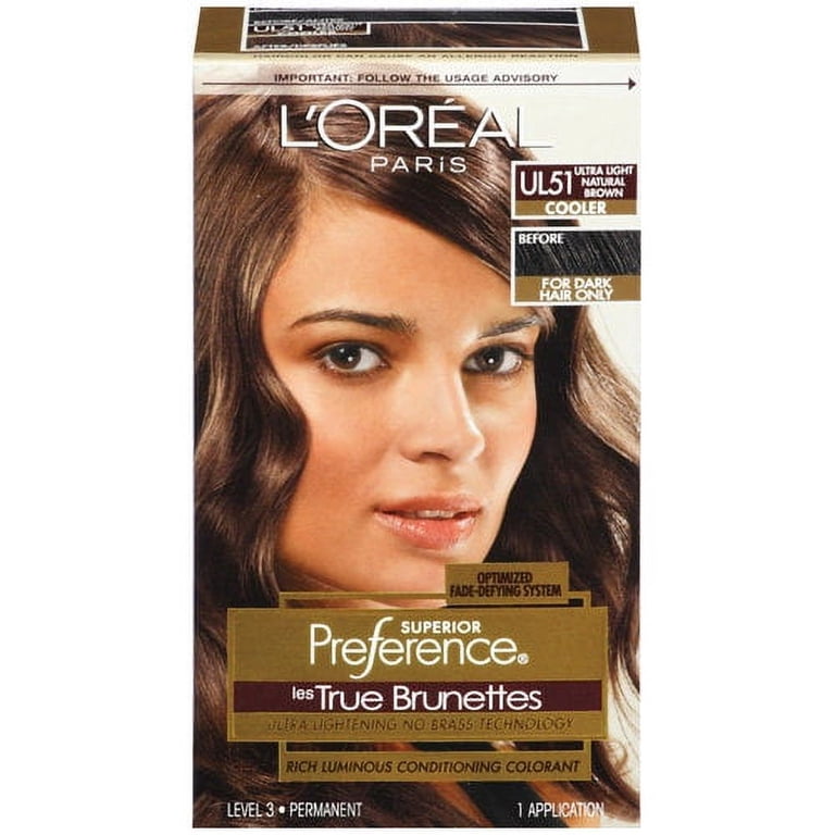 Loreal Superior Preference Les True Brunettes UL51 Ultra Light