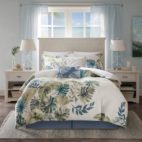 Lorelai Cotton Printed 6 Piece Comforter Set Multi Queen