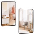 Lorelia 2PCS Vanity Wall Hanging Mirror for Bathroom Hangs Horizontal