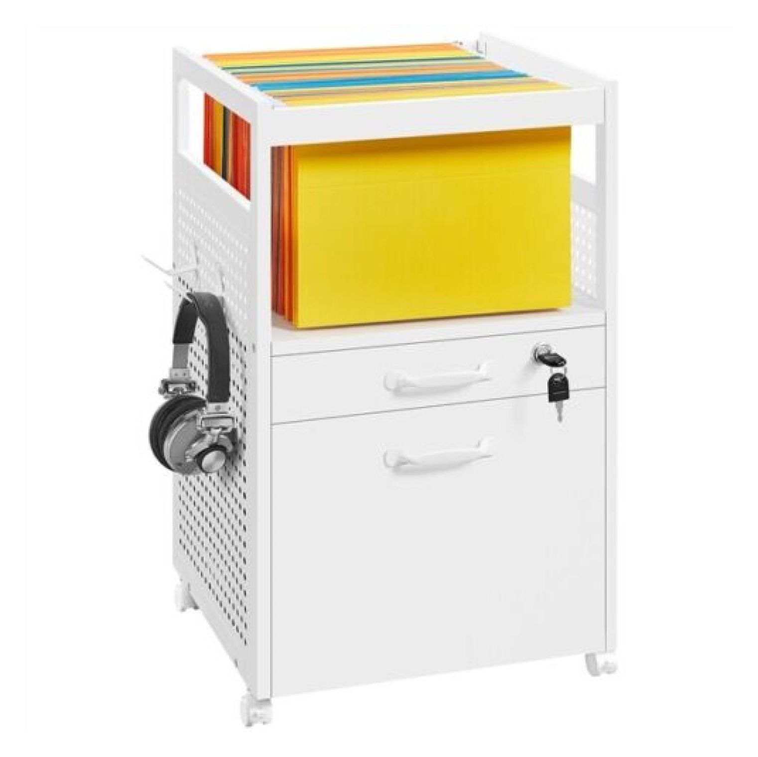 Lorelia Filing 2Drawer Office Vertical File w/Lock