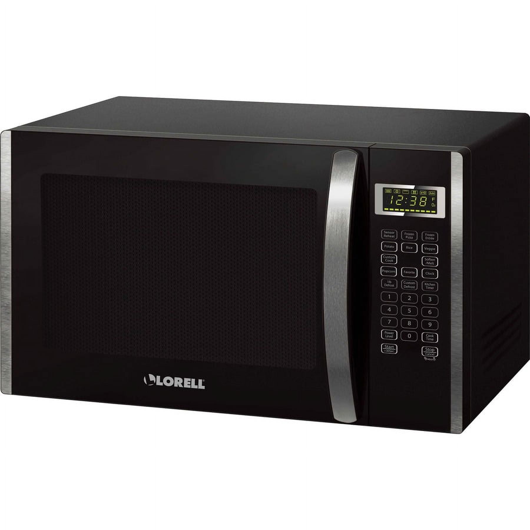 Lorell Microwave - Single - 1.6 ft Capacity - Microwave - 11 Power Levels - FuseMetal - Countertop - Black, Silver Lorell Microwave - Single - 1.6 ft Capacity - Microwave - 11 Power Levels - FuseMetal - Countertop - Black, Silver