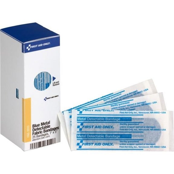 Blue Metal Detectable Bandages