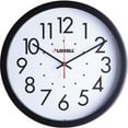 thumbnail image 1 of Lorell 14-1/2" Self-Set Wall Clock Analog - Quartz - White Main Dial - Black, 1 of 5