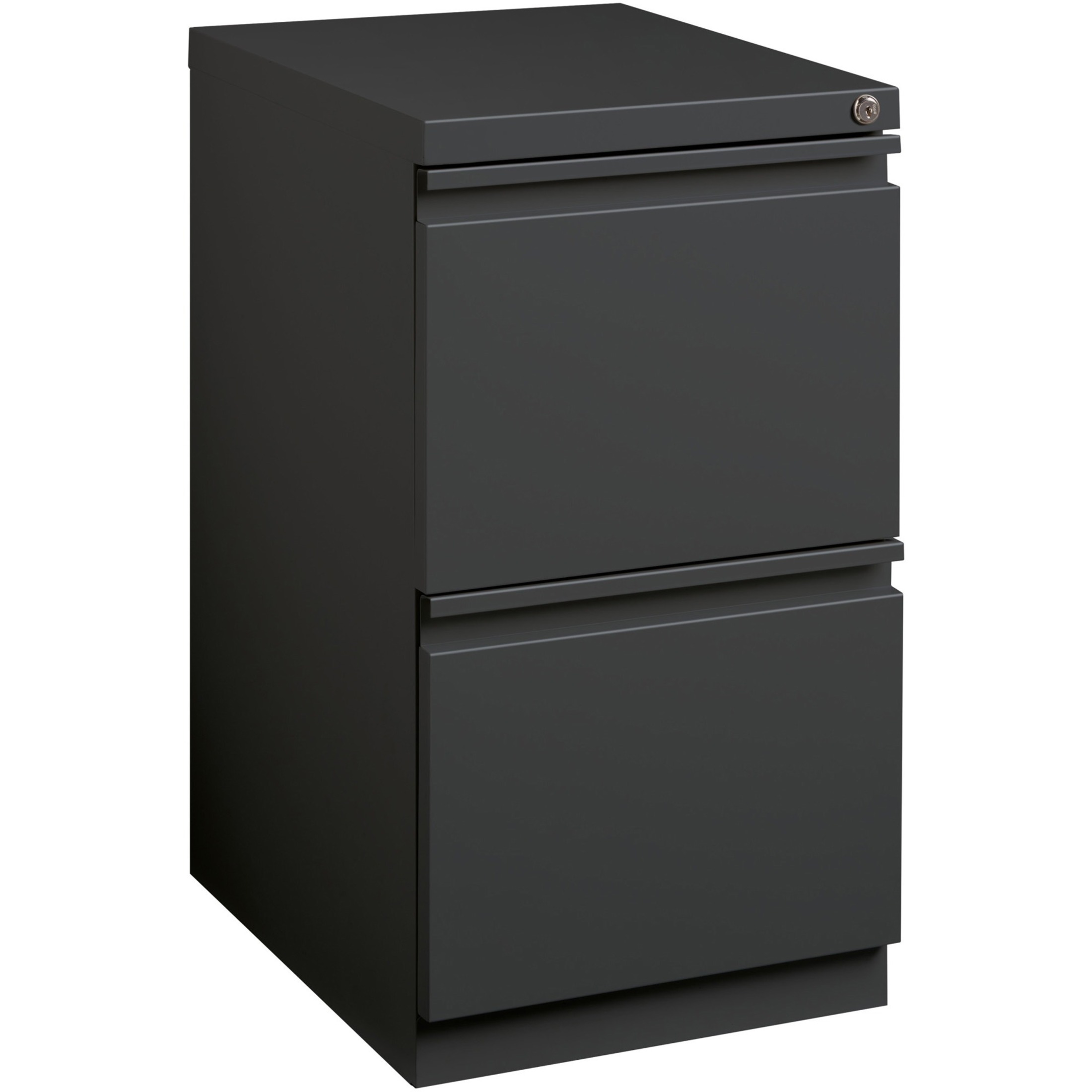 Lorell® 19-7/8"D Vertical 2-Drawer Mobile Pedestal File Cabinet, Charcoal - image 1 of 8