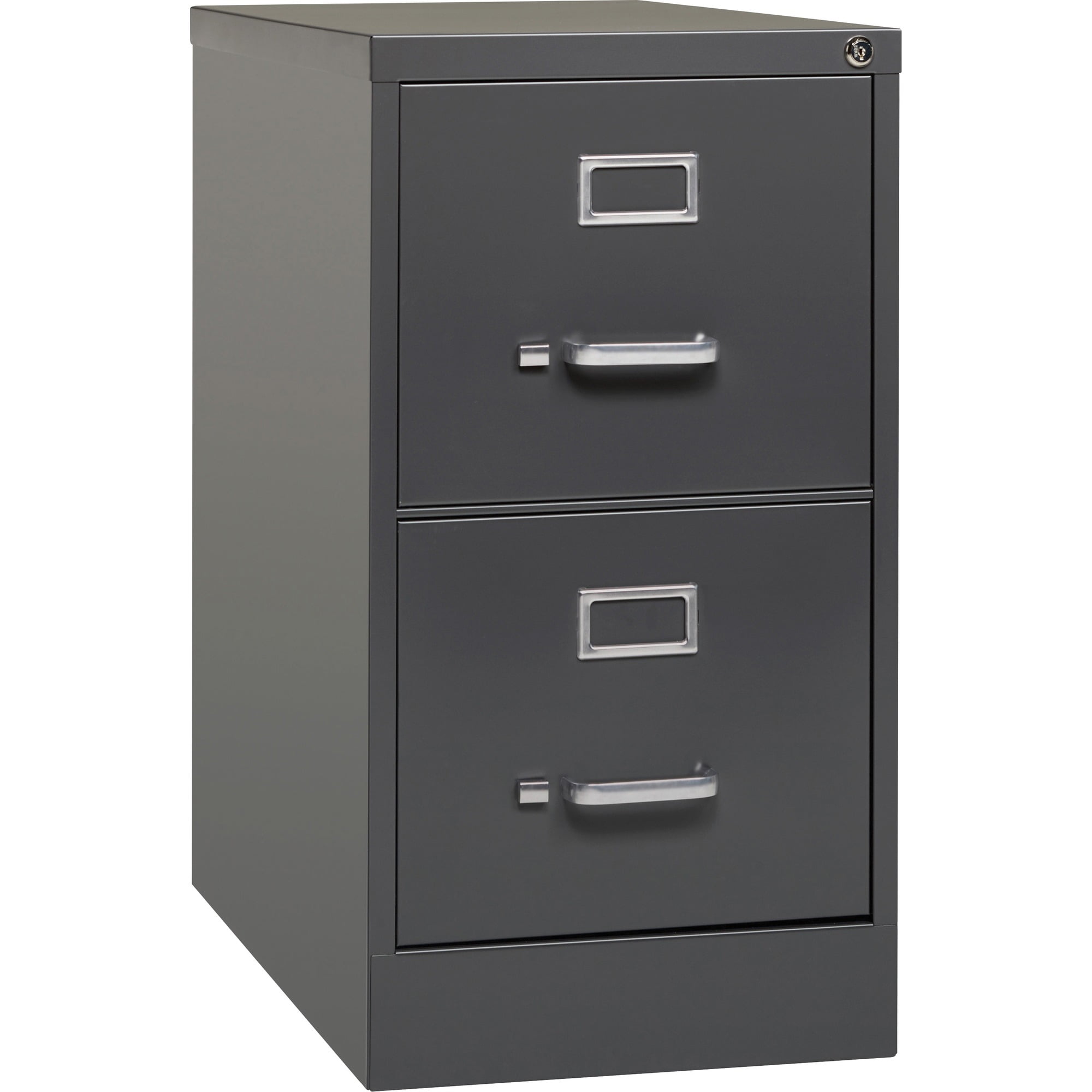 Fortress Black 2-Drawer Lockable Steel Vertical Filing Cabinet