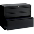 thumbnail image 1 of Lorell 36 36" x 18.6" x 28" - 3 x Drawer(s) for Box, File - A4, Legal, Letter - Lateral - Hanging Rail, Locking Drawer, Ball-Bearing Suspension, Magnetic Label Holder, Interlocking, Durable, Reinforce, 1 of 7