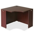 thumbnail image 1 of Lorell Essentials 36" Laminate Corner Compuer Desk in Mahogany, 1 of 5