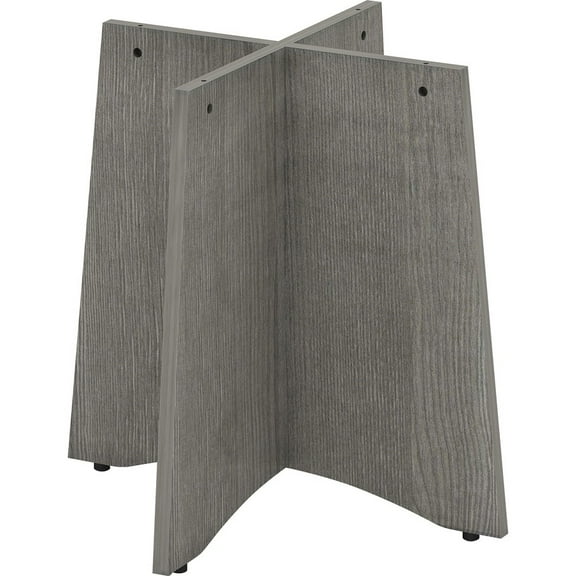 Lorell Weathered Charcoal Round Conference Table (llr-69589)