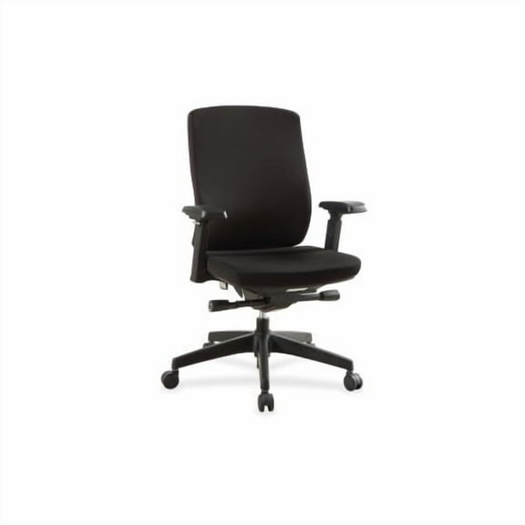 Lorell 42172 Mid-Back Chairs With Adjustable Arms