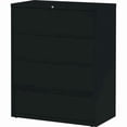 thumbnail image 1 of Lorell, LLR43515, Receding Lateral File with Roll Out Shelves, 1 Each, Black, 1 of 3