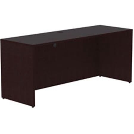 Lorell 60 x 24 in. Essentials Espresso Laminate Credenza Shell, Espresso