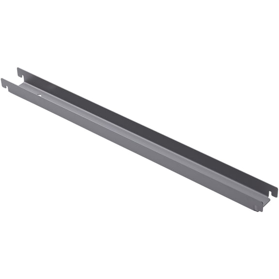 Lorell, LLR60565, Lateral File Front-to-back Rail Kit, 4 / Box, Platinum Gray