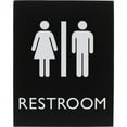 thumbnail image 1 of Lorell Sign, Unisex, 6-4/10"Wx8-1/2"Lx4/5"H, Black (LLR02663), 1 of 4