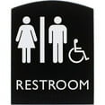 thumbnail image 1 of Lorell, LLR02673, Restroom Sign, 1 Each, Black, 1 of 4