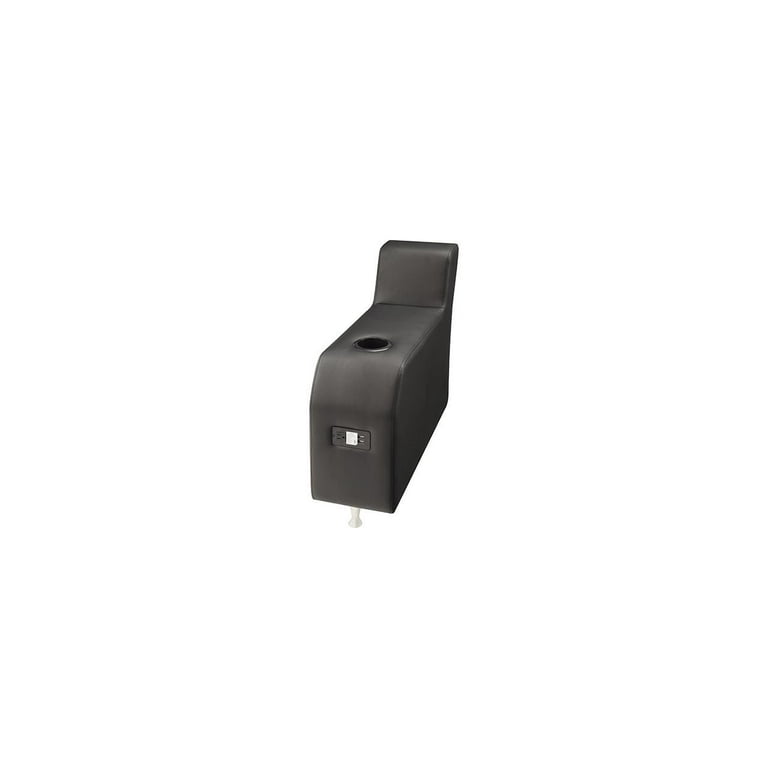 Lorell Fuze Modular Series Lounge Adder Arm - Black - Leather - 1 Each Lorell Fuze Modular Series Lounge Adder Arm - Black - Leather - 1 Each