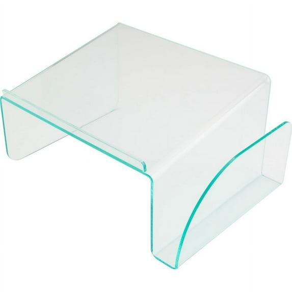 Lorell Acrylic Phone Stand - 5.5" Height x 11" Width x 10" Depth - Acrylic - Clear, Green | Bundle of 2 Each