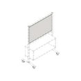thumbnail image 1 of Lorell, Adaptable Panel Dividers, 1 Each, White, 1 of 11
