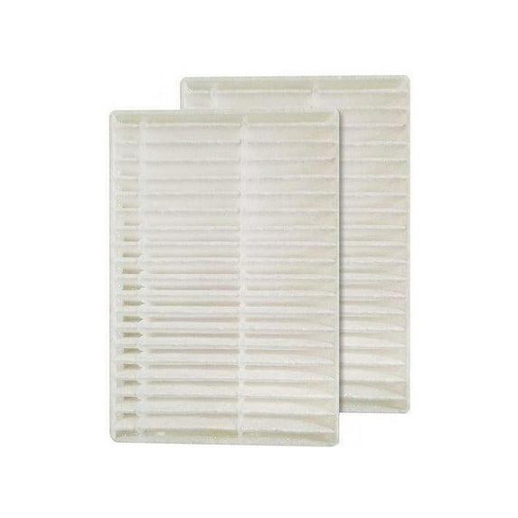 Lorell Air Filter, Hepa, 2-1/4"Wx3-1/4"Lx1/2"H, 2/Pk, Black (LLR03147)