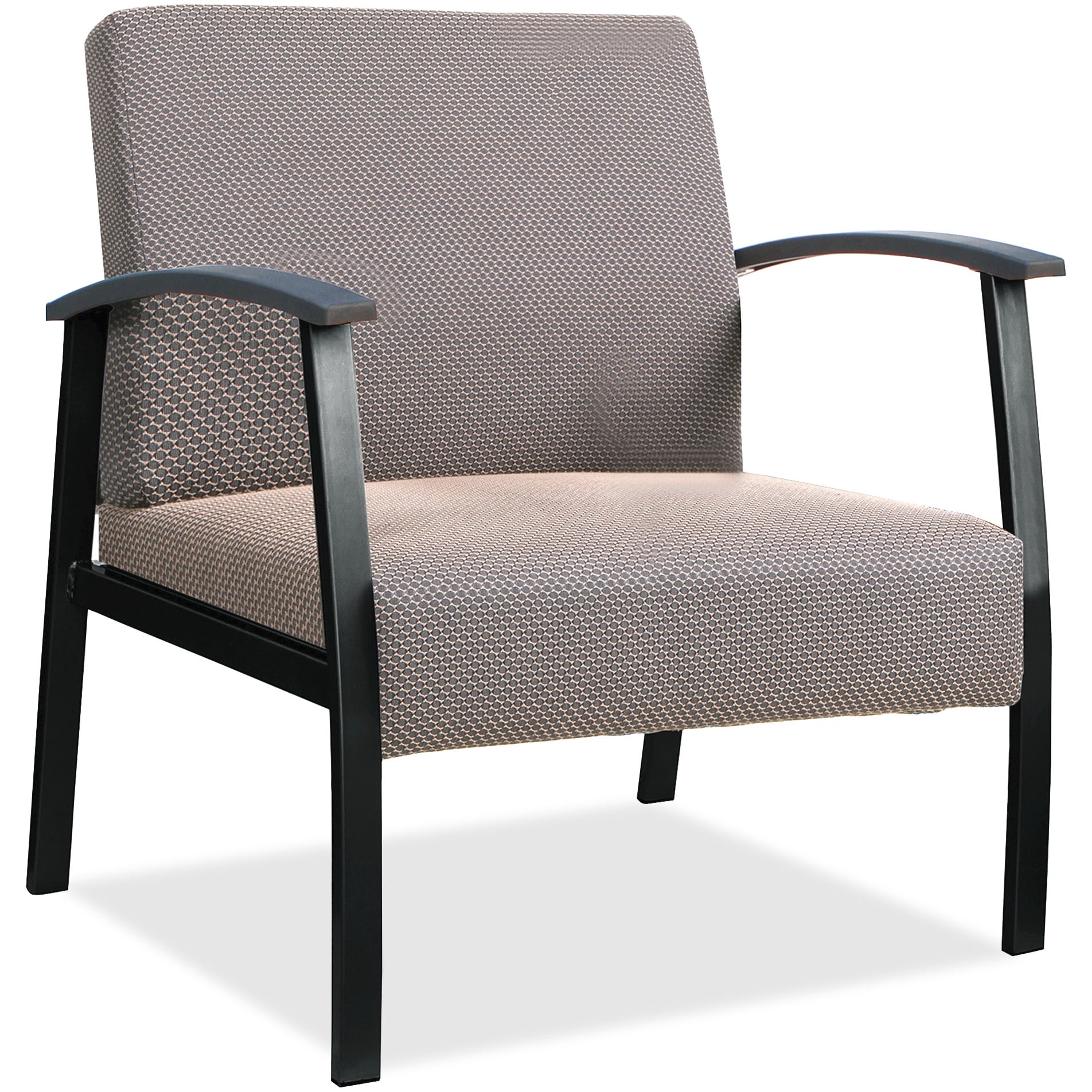 Lorell Big & Tall Fabric Guest Reception Waiting Room Chair, with Arms ...