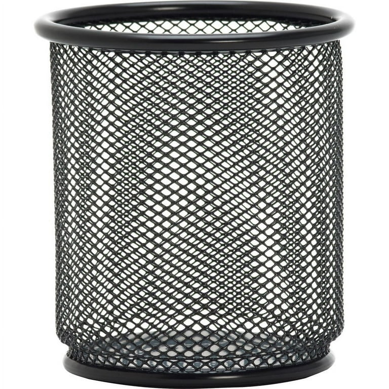 Lorell Mesh Wire Pencil Cup Holder - 3.5 Lorell Mesh Wire Pencil Cup Holder - 3.5