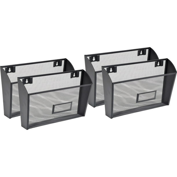 Lorell Mesh Wire Wall Pockets - 6.6