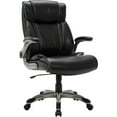 thumbnail image 1 of Lorell Chair Bonded Leather 24-1/2"Wx26-2/5"Lx40-1/10"H Black 81803, 1 of 9