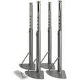 thumbnail image 1 of Lorell Classroom Activity Table Low Height Adjustable Leg Kit - 30" Length X 1.1" Diameter - Silver Mist, Chrome, 1 of 3
