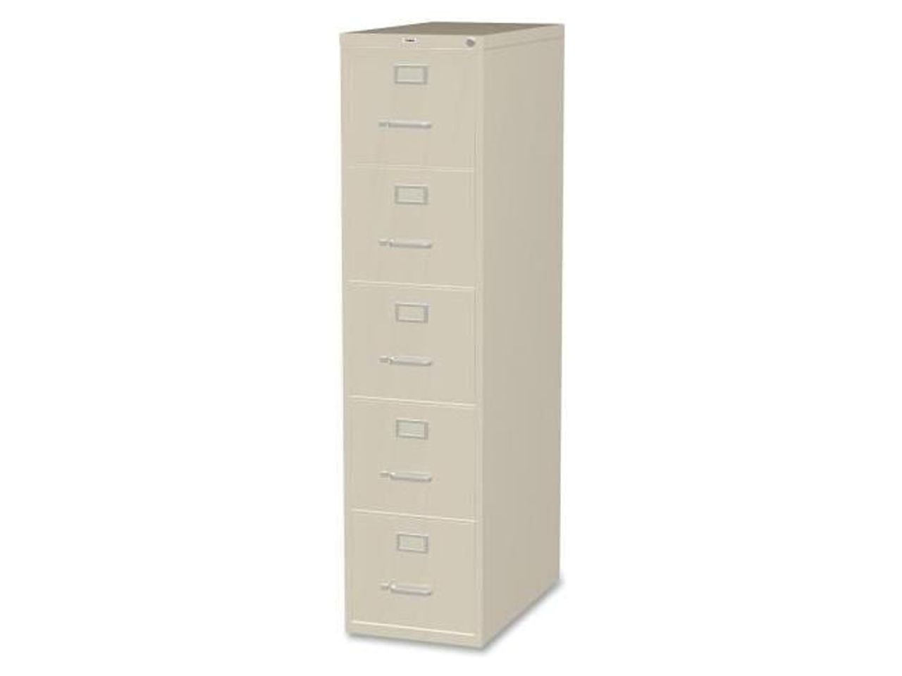 Putty Steel Vertical 5-Drawer Lockable File Cabinet
