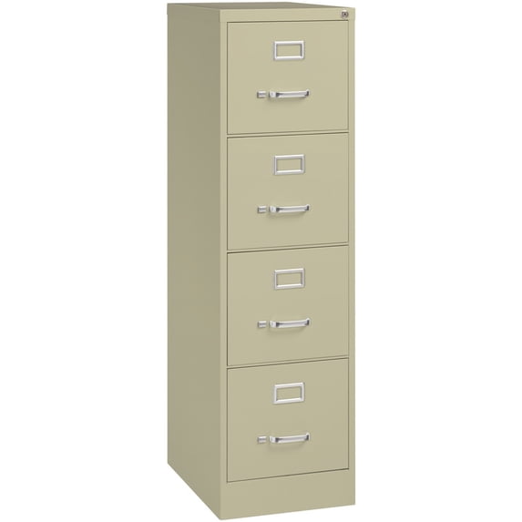 Lorell, LLR42293, Commercial-grade Vertical File, 1 Each, Putty