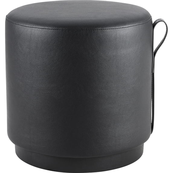 Lorell, Contemporary Seating Round Foot Stool, 1 Each