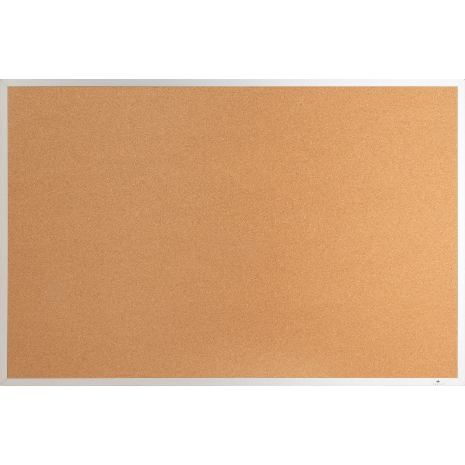 Sparco Cork Boards - 48" Height X 72" Width - Cork Surface - Aluminum Frame (SPR19070)