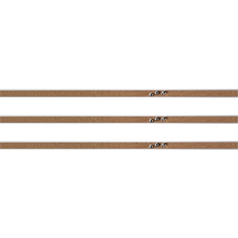 Lorell Cork Strip Bulletin Bar - 36 Lorell Cork Strip Bulletin Bar - 36