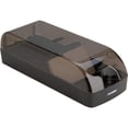 thumbnail image 1 of Lorell Desktop Card File - 650 Card Capacity - Black, Smoke | Bundle of 5, 1 of 2