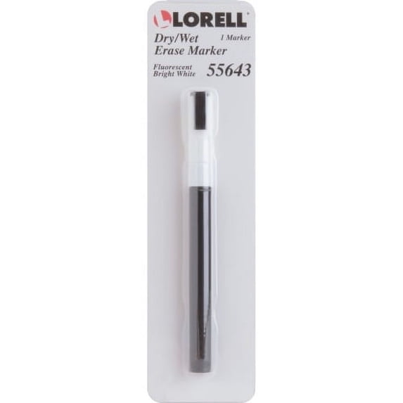 Lorell, LLR55643, Dry/Wet Erase Marker, 1 Each