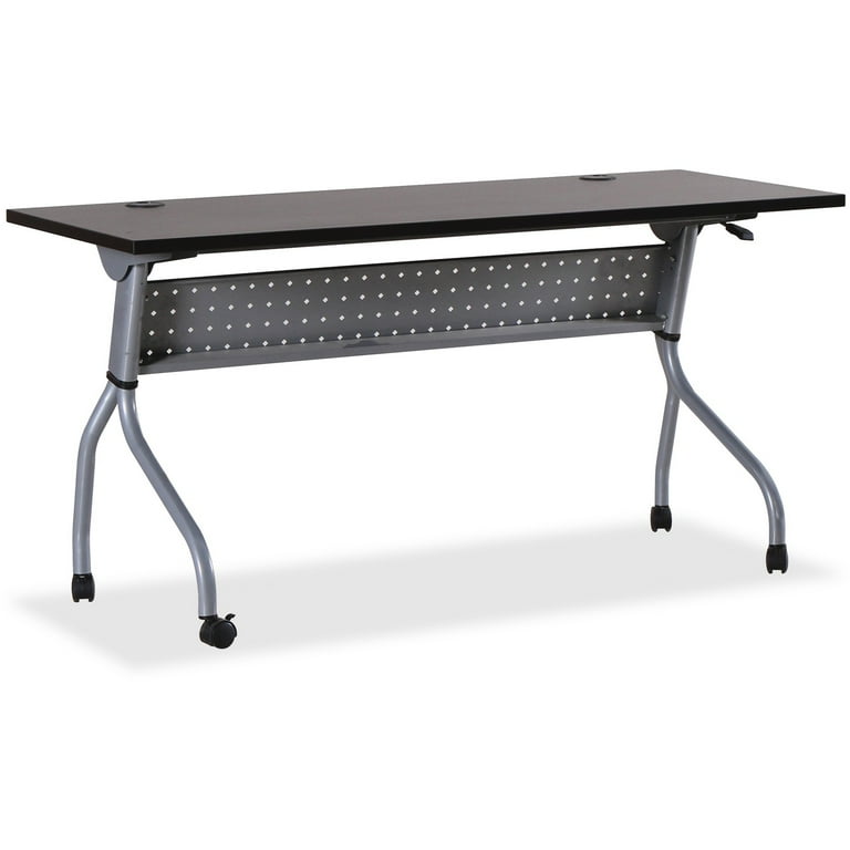 Lorell Espresso/Silver Training Table, Sold as 1 Each Lorell Espresso/Silver Training Table, Sold as 1 Each