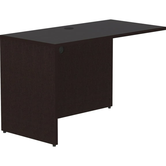 Lorell Essentials 48"W Desk Return, Espresso