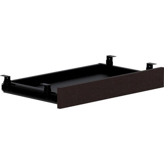 Lorell Essentials Espresso Laminate Center Drawer - 28.4" x 16.7" x 5.1" - Finish: Espresso | Bundle of 10 Each