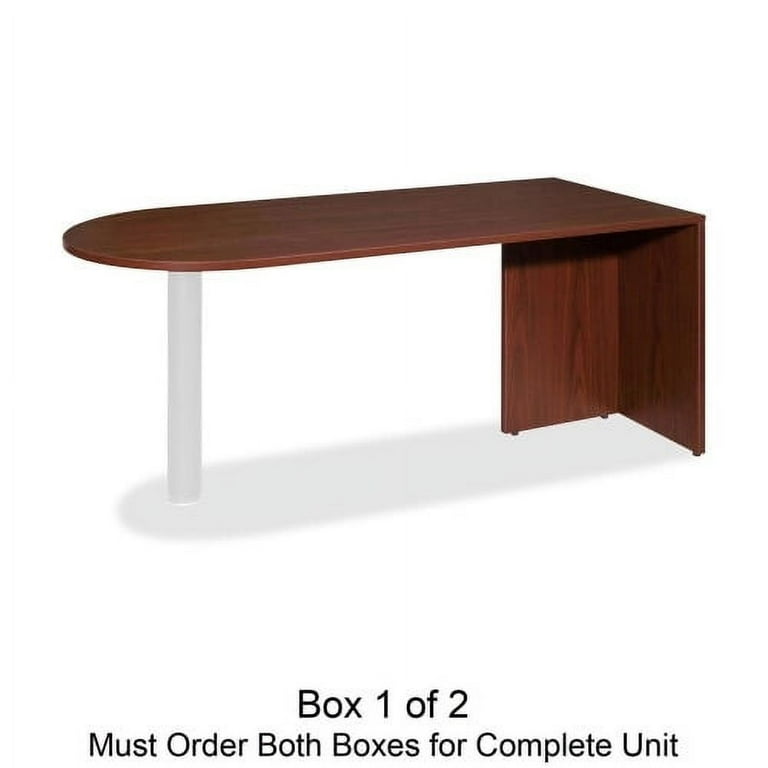 Lorell Essentials Peninsula Desk Box 1/2 - 30 Lorell Essentials Peninsula Desk Box 1/2 - 30