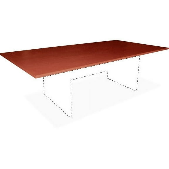 Lorell Essentials Rectangular Conference Table Top 94.5" x 47.3" x 1" x 1.3" - Finish: Cherry, Laminate