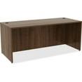 thumbnail image 1 of Lorell Essentials Series Desk 72" x 30" x 29.5"Desk, 0.1" Edge - Material: Polyvinyl Chloride (PVC) Edge, Metal - Finish: Walnut Laminate, 1 of 4