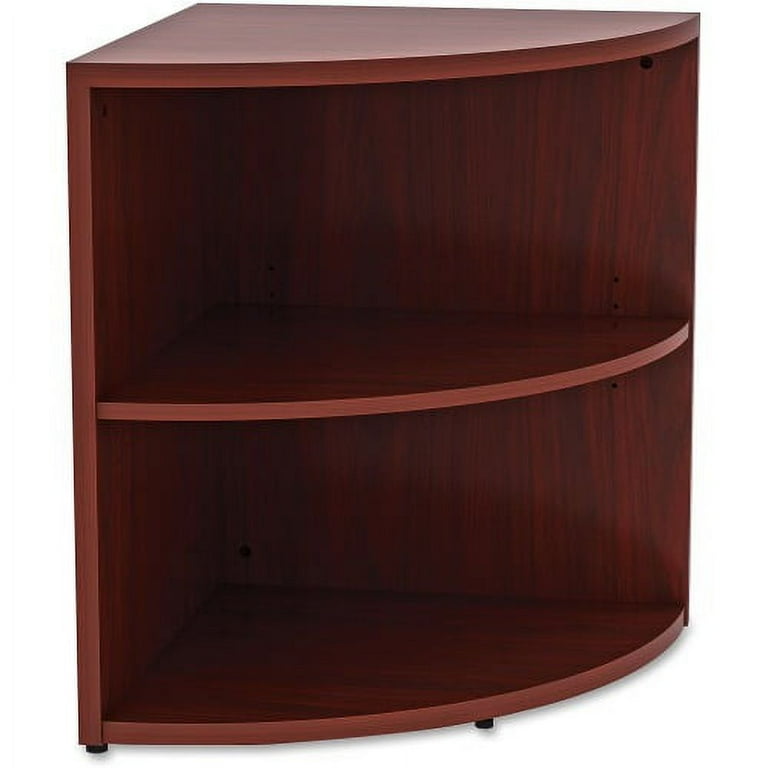 Lorell Essentials Series Desk End Corner Bookcase - 29.5 Lorell Essentials Series Desk End Corner Bookcase - 29.5