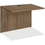 Lorell Essentials Series Walnut Bridge 41.4" x 23.6" x 29.5"Bridge, 1" Top - Material Polyvinyl Chloride PVC Edge - Finish Walnut, Laminate Top