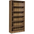 thumbnail image 1 of Lorell Essentials Series Walnut Laminate Bookcase, 1 of 6