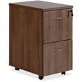 thumbnail image 1 of Lorell Essentials Walnut File/File Mobile Pedestal Letter, 1 of 7