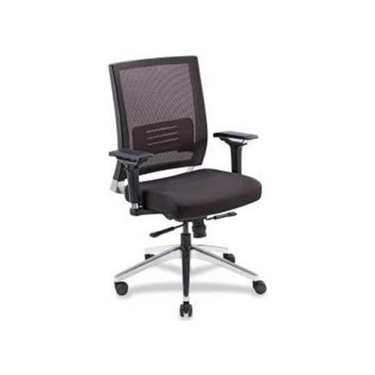 Lorell Low-back Executive Office Chair - Black Leather Seat - 5-star Base - Black - 1 Each Lorell Low-back Executive Office Chair - Black Leather Seat - 5-star Base - Black - 1 Each