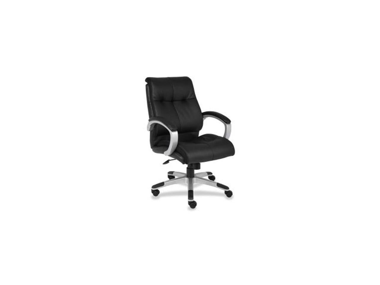 Black Leather Executive Swivel Office Chair