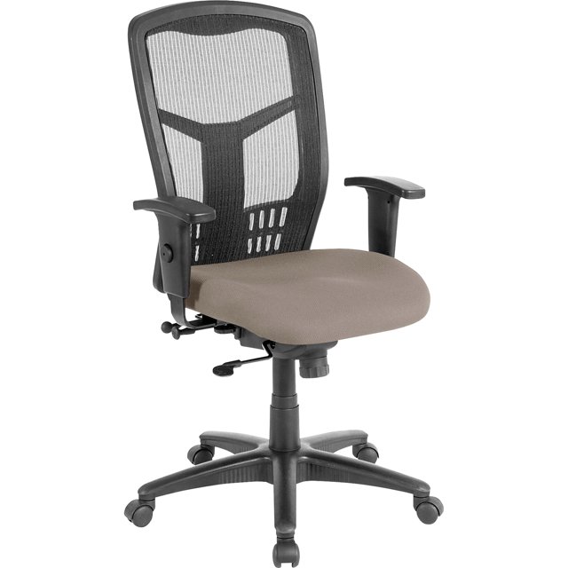 Lorell, Executive High-back Swivel Chair, 1 Each, Stratus,Brown