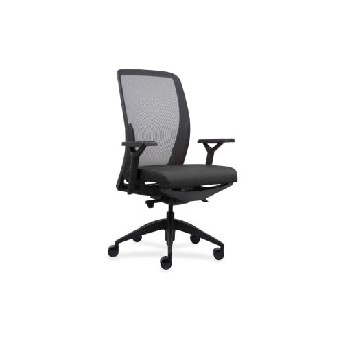 Lorell, Executive Mesh Back/Fabric Seat Task Chair, 1 Each